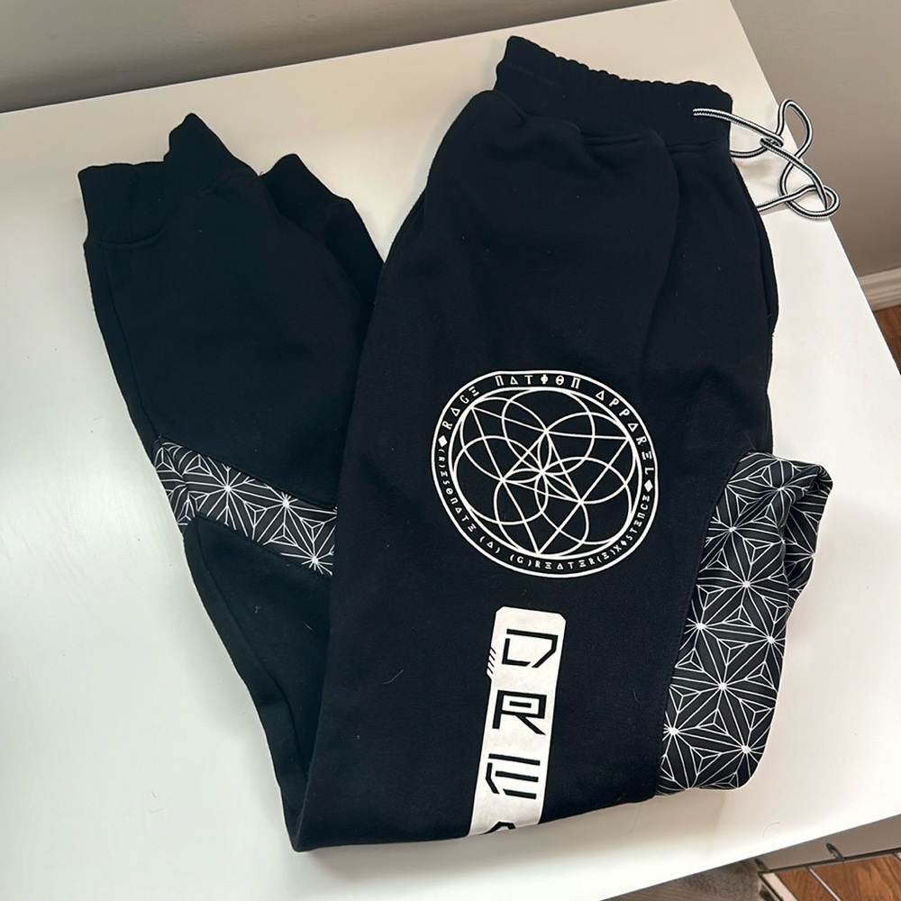 Rage Nation Apparel Joggers Sacred Geometry